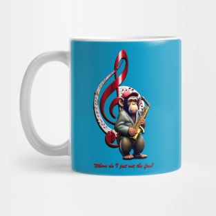 Mono saxofonista Mug